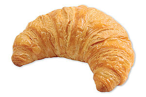 Pre-proved French butter croissant.